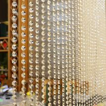 Rideau en perles de verre cristal 23May7 1 pièce | Corde de porte, endan gland rideau solide, panneau de diviseur de mariage de luxe décoration de salon maison