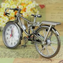 Vintage vélo forme réveil amusant vélo horloge ornements pour la décoration intérieure