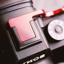 Repose-pouce rouge poignée de pouce couverture de chaussure chaude pour Sony A9 A7R III A7 III A7S3 A7R3