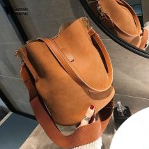 Rétro nubuck femmes sacs à main en cuir bandoulière seau sacs pour femmes grande capacité vintage sac à bandoulière torebki damskie