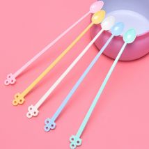 30 pièces bâton d'agitation Mini bonbons-couleur mignon cuillère de distribution bijoux outil résine Silicone moule outils aléatoire