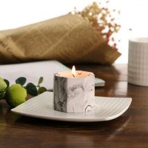Octogonal cire de noix de coco Unique cire de soja décoration bougies faits à la main romantique aromathérapie bougies fournitures de mariage