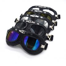 Lunettes de moto Vintage universelles pour pilote, pour Scooter, casque, pour Harley