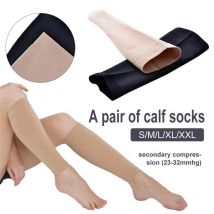 Chaussettes de mollet de Compression secondaire anti-dérapant élastique manchon antidérapant chaussettes de basket-ball de Compression sans pied protecteur de Sport