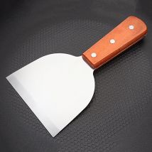 Spatule en acier inoxydable pour gâteau | Ustensile domestique en métal tourneur de gâteau, accessoires plats pour crêpes et crêpes, accessoires