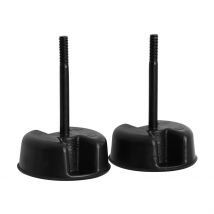 2-Pack Durable 76.6mm Freedom Hardtop panneau dur bouton de montage remplace les vis pour 17-18 Jeep Wrangler