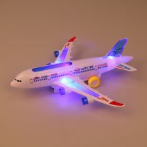 avion jouets avion électrique mobile clignotant lumières sons enfants jouet bricolage avion