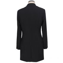Grande taille longues Blazers vestes femmes Zanzea printemps simple bouton décontracté solide noir à manches longues Blazer manteau Mujer Feminino Longo