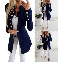 Trench Coat Long col croisé femme, vêtement de , Slim et décontracté, avec col ample, Vintage