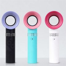 Mini ventilateur ventilateur Portable sans lame ventilateur refroidisseur d'air USB Rechargeable avec LED lumière affichage Portable refroidisseur ventilateur pour l'extérieur