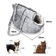 Sac de transport pour animaux de compagnie, sacoche de voyage avec crochet pour petits chiens et chats, accessoire de sécurité respirant pour animaux de compagnie