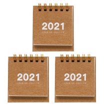 1 ensemble de calendrier de bureau de calendrier de table pour les étudiants de Plan de corvée de bureau