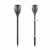 96LED lampe solaire flamme scintillement lampe paysage pelouse lampe torche lumière étanche décoration extérieure pour cours