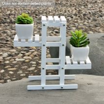 Support de bonsaï debout libre balcon à la maison support de Pot de fleur en bois de bambou avec coussinet de pied Surface lisse étagère moderne pour jardin à la maison