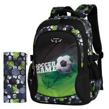 Sac à dos d'école étanche pour les garçons, sac à dos Ultra léger pour l'école, Cool et tendance, Football, pour adolescents,