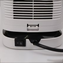 Réchauffeur d'espace Portable 900W Oscillation automatique 3 Modes 2S chauffage surchauffe dont la boîte protège le ventilateur de chauffage de bureau personnel fo