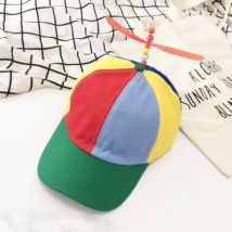 Femmes hommes chapeaux casquette d'hélice réglable Baseball chapeau hélicoptère arc-en-ciel couleur chapeau fantaisie pour adulte pour enfants enfants