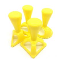 Moules de boulettes en plastique | Outils de boulettes en plastique 4 formes, outil de presse de boulettes, cuisson moule de boulettes de pâtisserie 4 pièces