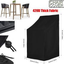 Housse de chaise empilable | 1 pièce 210D/ 420D, couverture de chaise imperméable pour extérieur, mobilier de jardin ou de Patio, directe