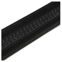 Hommes noir automatique boucle ceinture en cuir ceintures ceinture