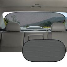 Auto voiture fenêtre arrière pare-soleil pare-soleil couverture visière maille bouclier UV bloc protéger avec 4 pièces ventouse été solaire protéger