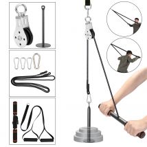 Fitness bricolage poulie câble Machine système d'attachement bras de levage main musculation jambe Tendon équipement d'étirement