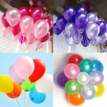 Ballons en Latex multicolores 2.2g 25 pièces 10 pouces | Ballons d'air ronds pour anniversaire, décoration de mariage anniversaire