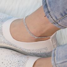 1 pièce cheville chaussures accessoires cristal chaussures pour femmes brillant décoration accessoires chaussures décoration accessoires sauvage sexy