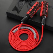 Corde à sauter avec boule avec poignée en mousse, réglable de 3M, pour gymnastique à domicile, entraînements Crossfit MMA, boxe