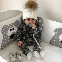 Infantile bébé garçons filles Camouflage imprimer à capuche barboteuse combinaison vêtements costume bébé vêtements barboteuse combinaison pour bébé garçon