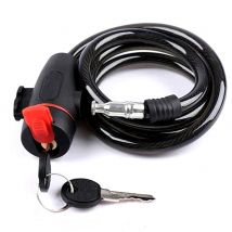 Combinaison Code vélo vélo serrure acier câble de protection facile à utiliser spirale universel cyclisme antivol grilles accessoires