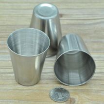 Gobelets en acier inoxydable de 2oz | Verres en métal, tasses de voyage pour le Camping, boire du café, du thé et de la bière
