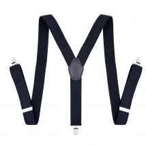 Bretelles à clipser unisexe Bretelles Pour femmes hommes chemise pantalon pantalon bretelle ceinture Bretelles Pour Homme Tirantes noir rouge