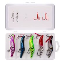12 pièces 8Cm/14G leurre de pêche plomb plombs gabarits pieuvre bois crevettes appât avec des leurres de pêche au calmar
