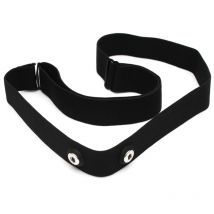 Ceinture de poitrine de fréquence cardiaque noire ceinture de ceinture élastique pour Garmin Wahoo Sport polaire moniteur de fréquence cardiaque en cours d'exécution pour Bluetooth 4.0