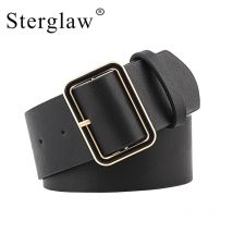 Ceinture en jean pour femmes noir | 105x4.8cm , large, ceinture ornée de ceinture, boucle ardillon largeur, ceinture de fête, N020