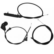Bowden – câble de déverrouillage du capot moteur, pour BMW E46 320I 323I 98-05 51238208442, 3 pièces