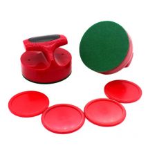 Poussoirs de Hockey sur Air et rondelles de Hockey sur Air rouge, pour les Tables de jeux, 2 coups, 4 coups, CORF
