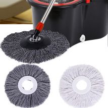 360 degrés rotatif vadrouille tête remplacement magique vadrouille doux microfibre têtes filature plancher vadrouille nettoyage tête pour maison étage # YL5