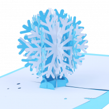 nouveauté flocon de neige 3D pop-up carte de noël cartes de invitation de enveloppe