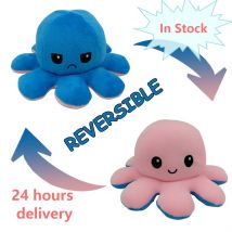 Mignon doux en peluche mer vie jouet poupée Double face secousse en peluche enfants enfants d'anniversaire pour enfants jouets créatifs #30