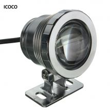 ICOCO étanche 10W RGB lumière LED fontaine de jardin piscine étang spot Super lumineux lampe sous-marine avec télécommande