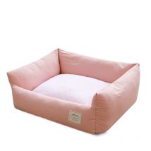Lit carré pour chien de couleur unie, lit pour chat, chenil Super doux, canapé pour chien tricolore, adapté aux petits et moyens chats et chiens