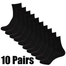 SAGACE hommes chaussettes affaires décontracté couleur Pure Simple chaussettes 10 paires Calcetines deportivos para hombre
