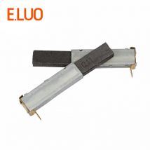2 pièces 75*10*6mm moteur d'aspirateur brosse en carbone de pièces d'aspirateur pour aspirateur industriel