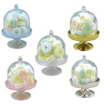 12x Mini présentoir à gâteaux boîte à Cupcake fête de mariage boîte à bonbons en plastique