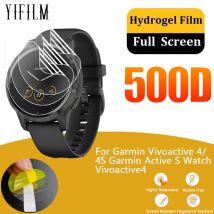 Film de protection en TPU souple transparent, 3 pièces, pour Garmin Vivoactive 4/4s Garmin Active S Watch Vivoactive4, Film de protection d&#39;écran, pas du verre