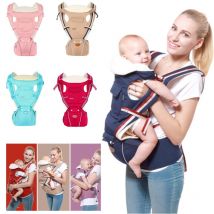 Sac à dos kangourou respirant pour bébé | Écharpe de transport, sac à dos pour bébé, sac à dos, porte-bébé, siège de hanche pour bébé pour toutes saisons 0-36M