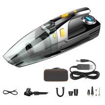 150PSI aspirateur à main numérique voiture compresseur d'air pompe voiture aspirateur avec lumière LED Portable étui de transport