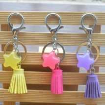 Glands en daim personnalisés 12 pièces/lot | Glands en cuir pour porte-clés, accessoires de décoration de maison avec pendentif pour téléphone portable, bricolage